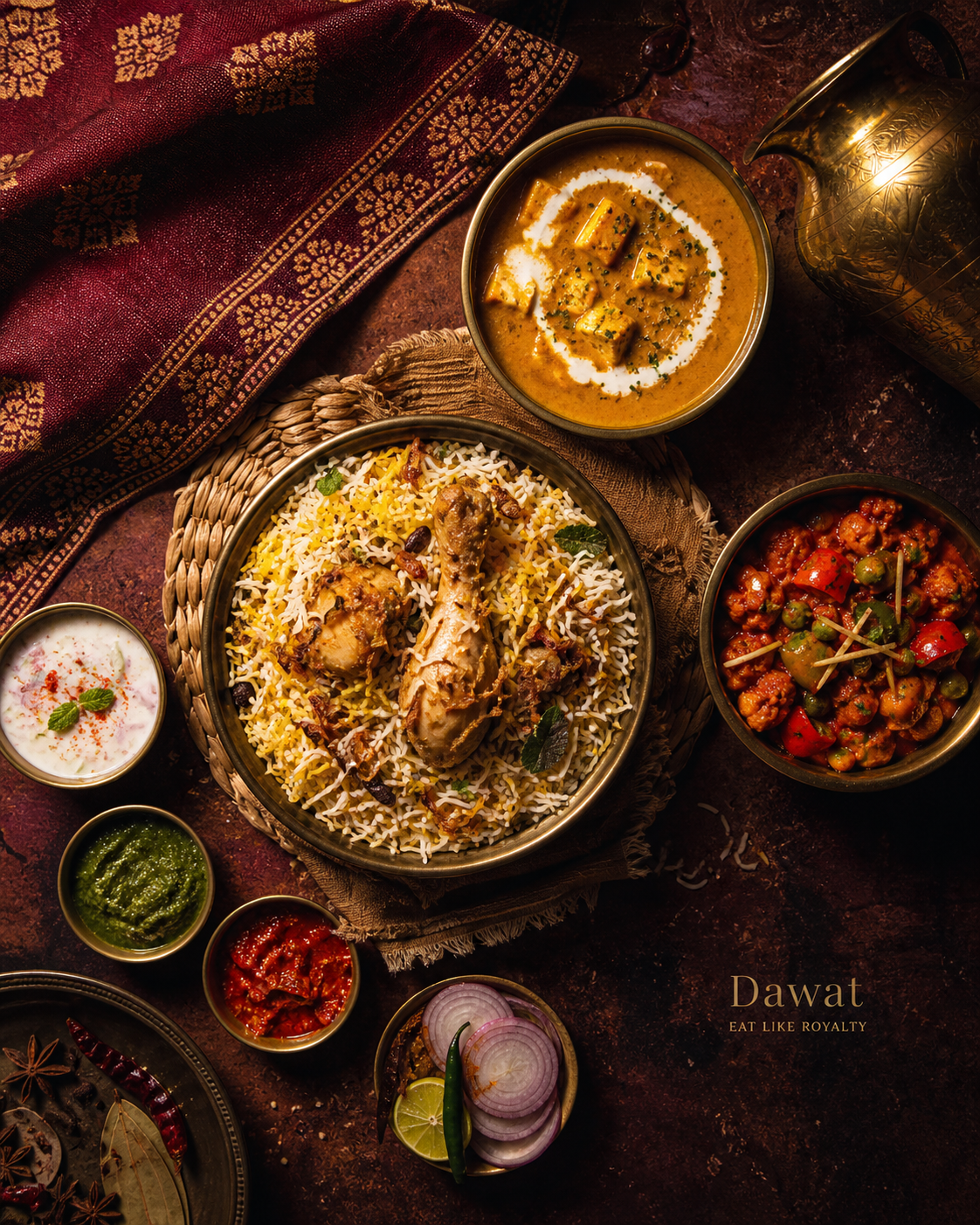 Royal biryani thali &mdash; eat like royalty